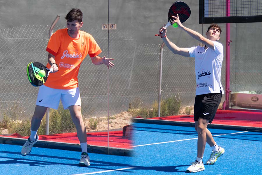 Padel professionals in Spain